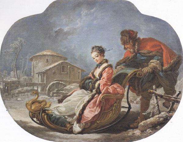 Francois Boucher Winter oil painting image